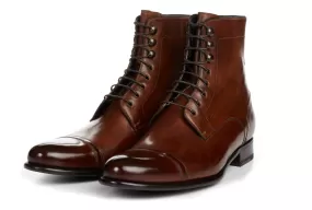 The Jackman Cap-Toe Boot - Brown