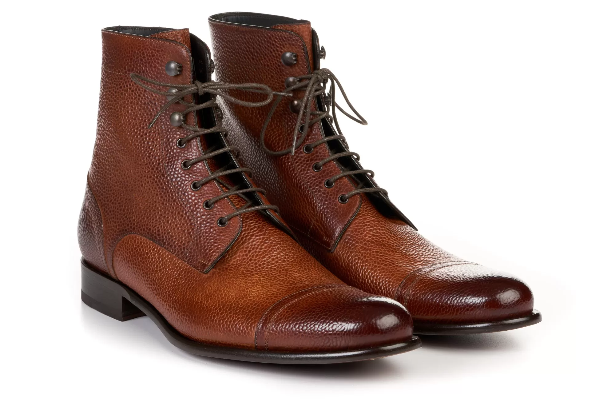 The Jackman Cap-Toe Boot - Havana Brown