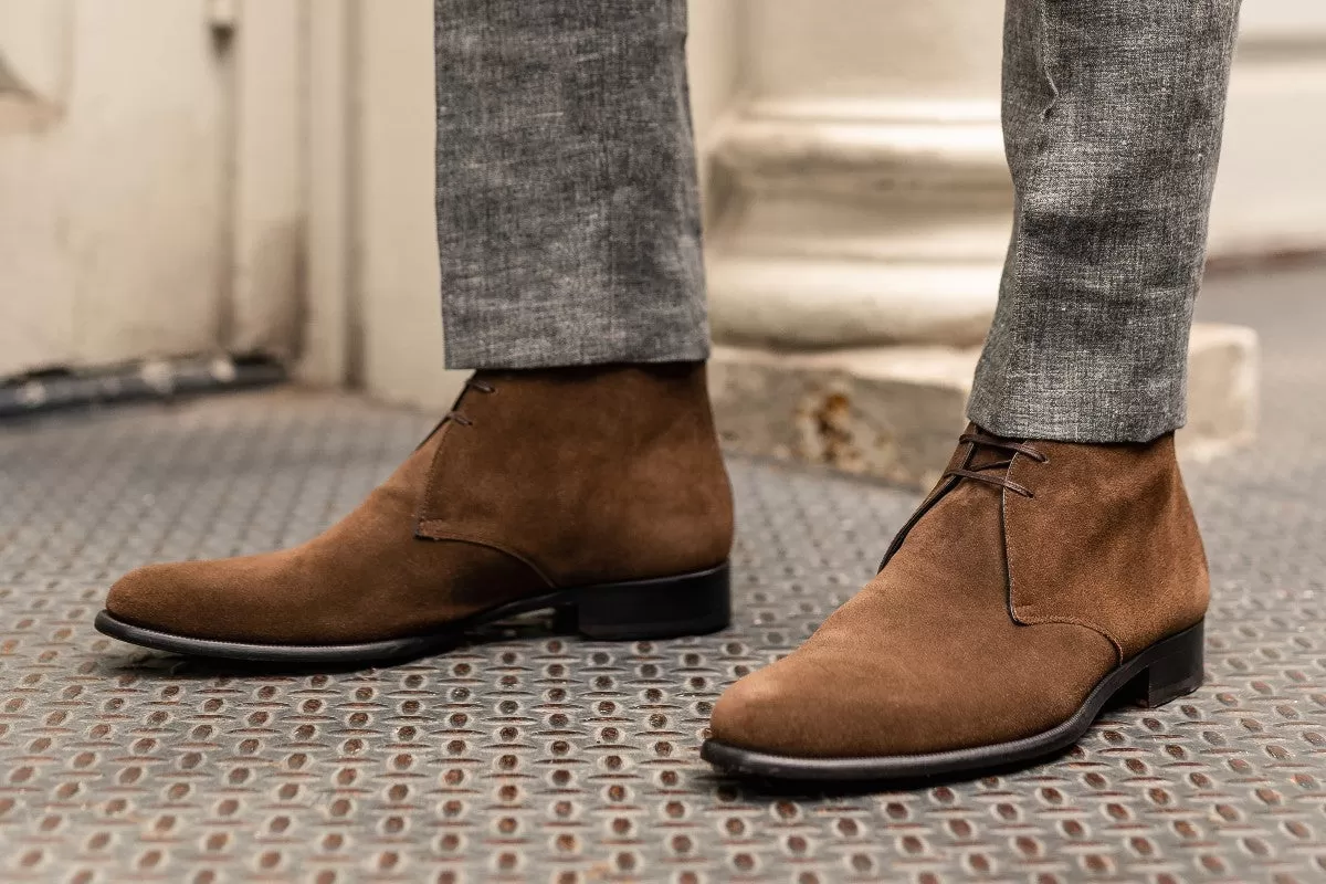 The Newman Chukka Boot - Cafe Suede