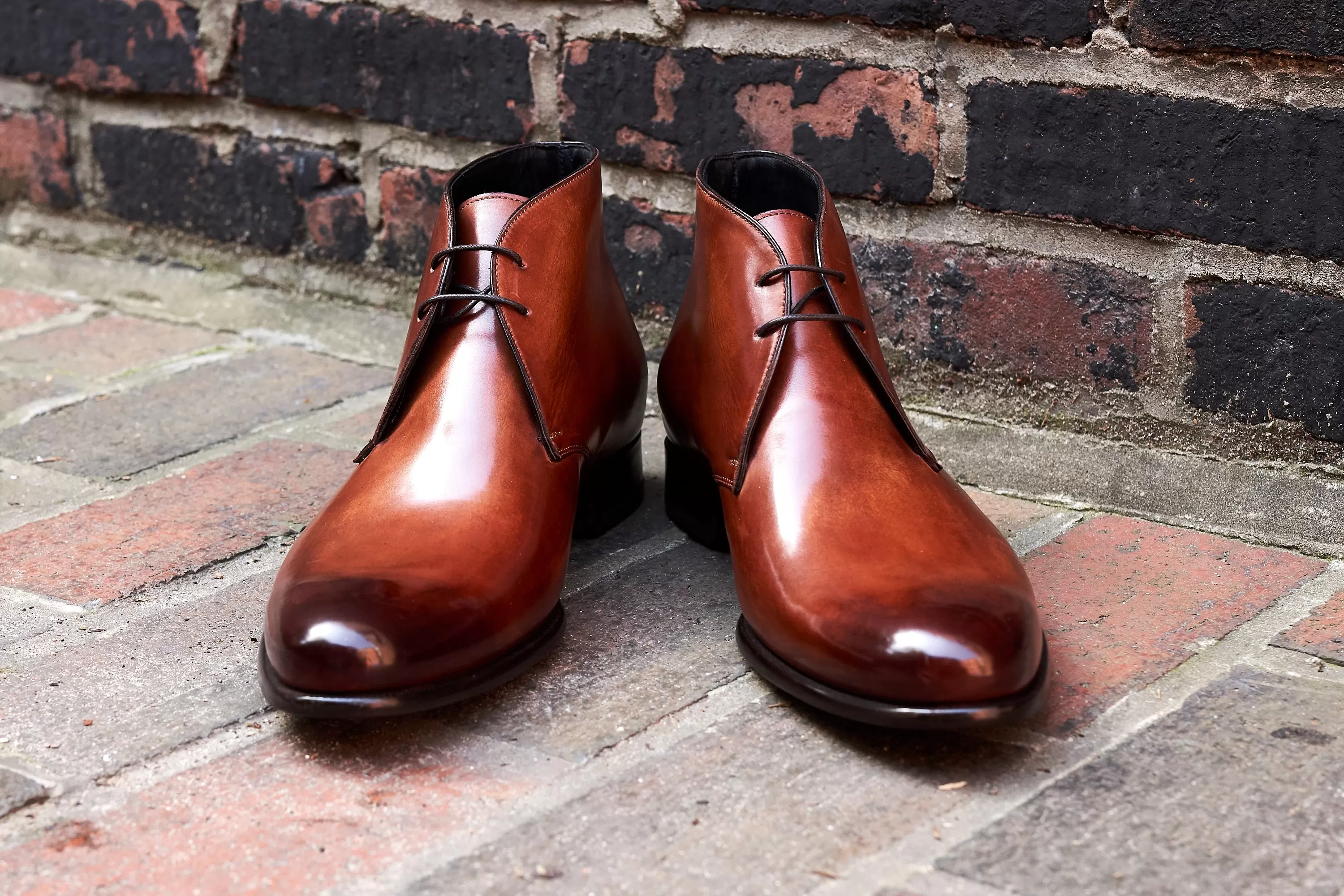 The Newman Chukka Boot - Havana Brown