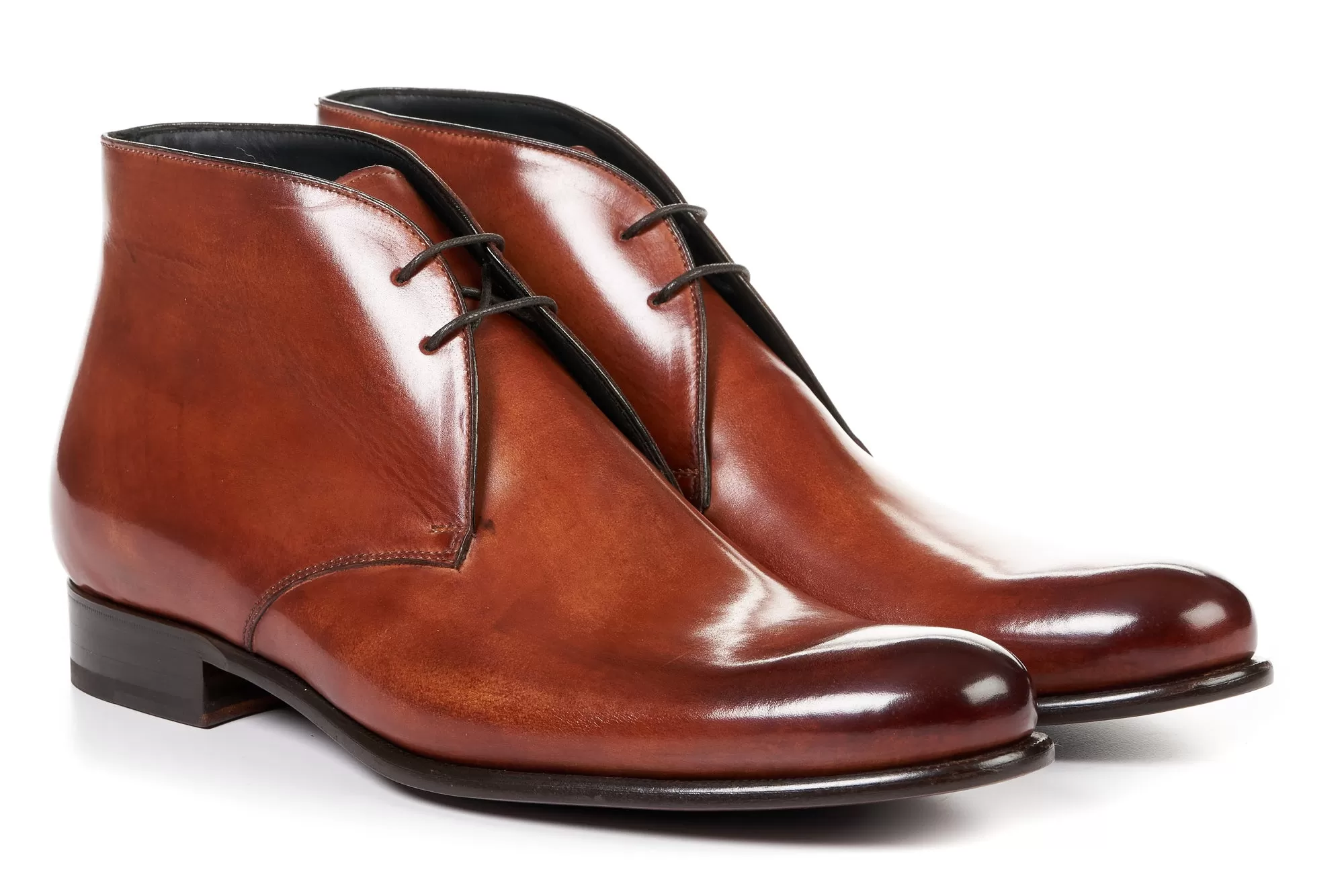 The Newman Chukka Boot - Havana Brown