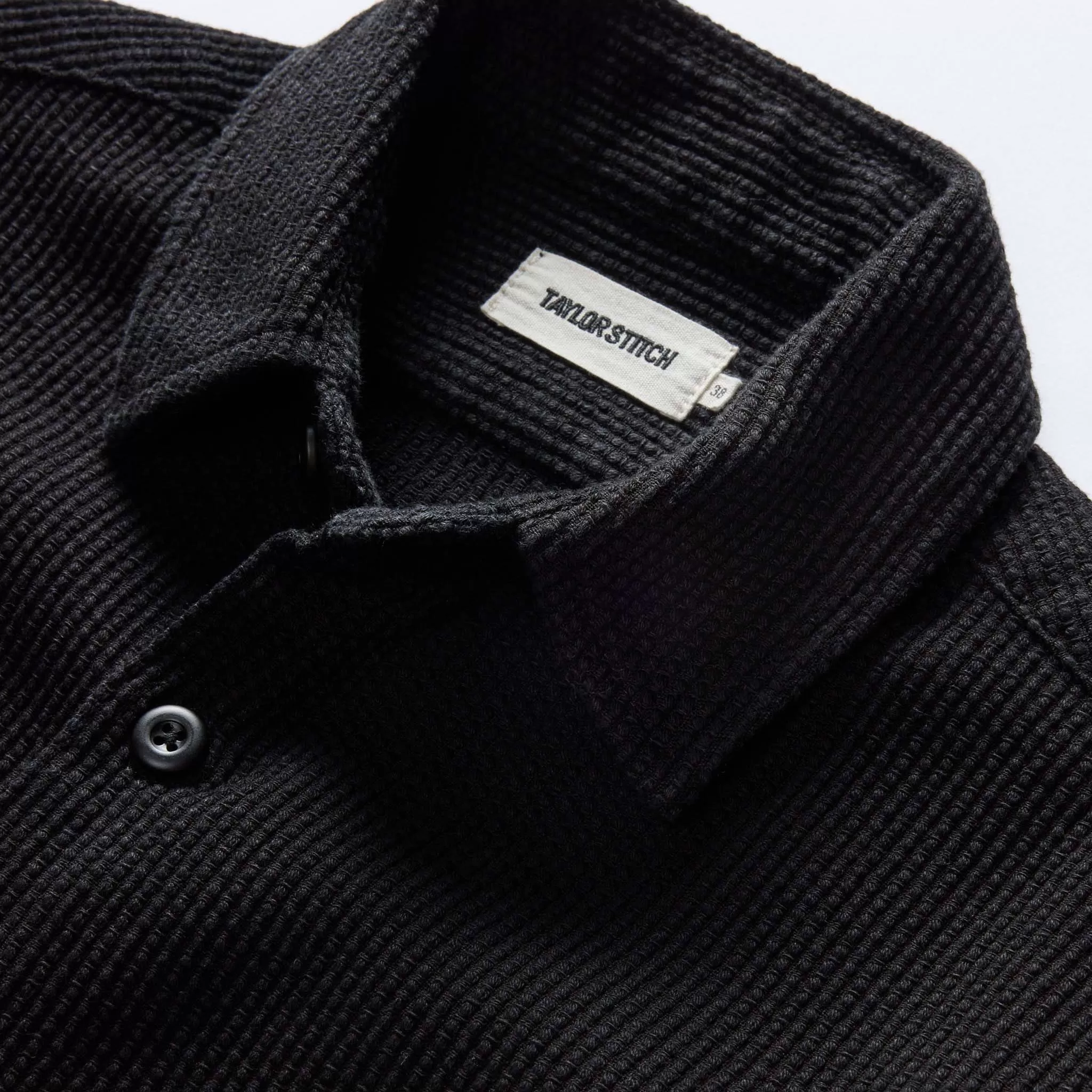 The Point Shirt in Coal Sashiko