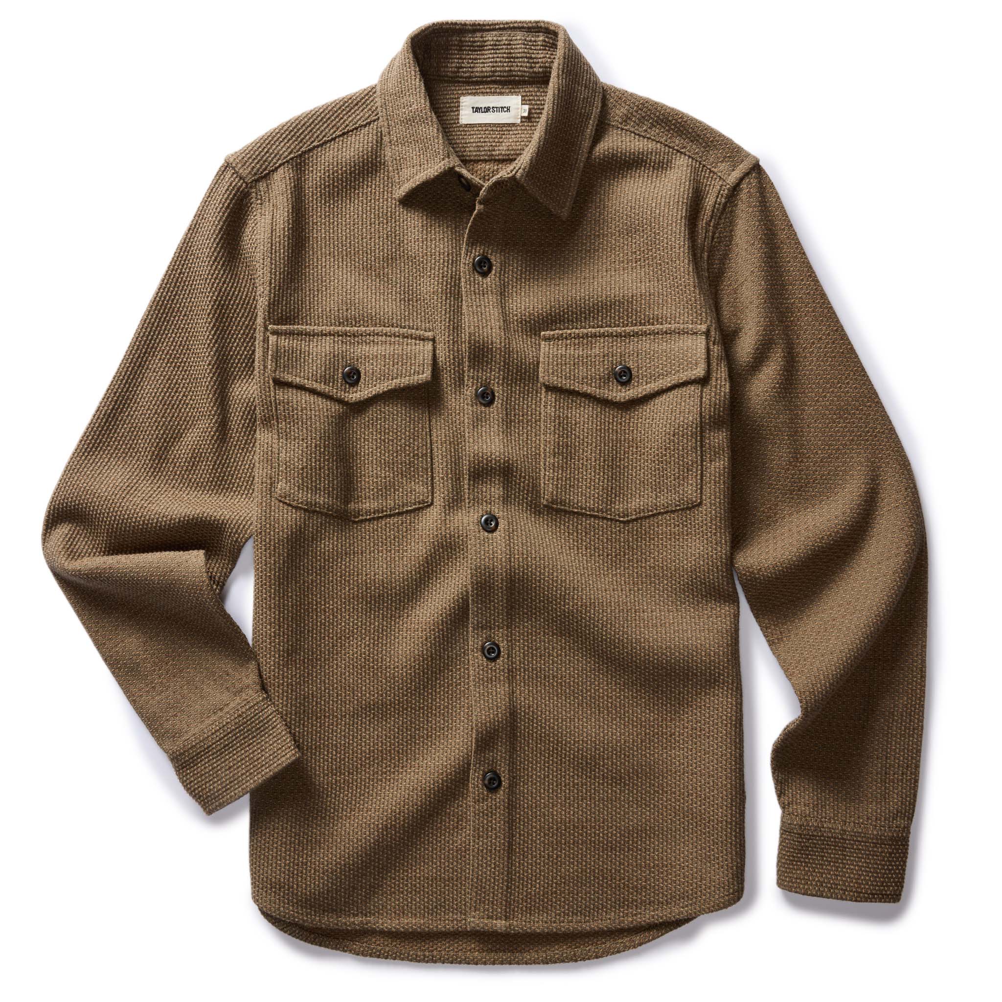 The Point Shirt in Cypress Sashiko