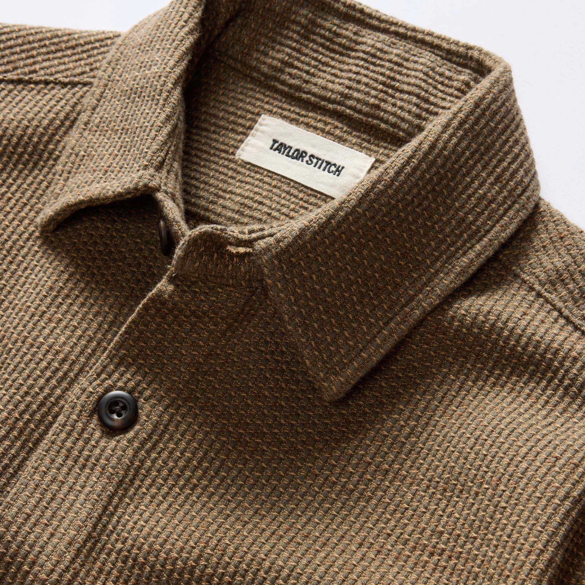 The Point Shirt in Cypress Sashiko