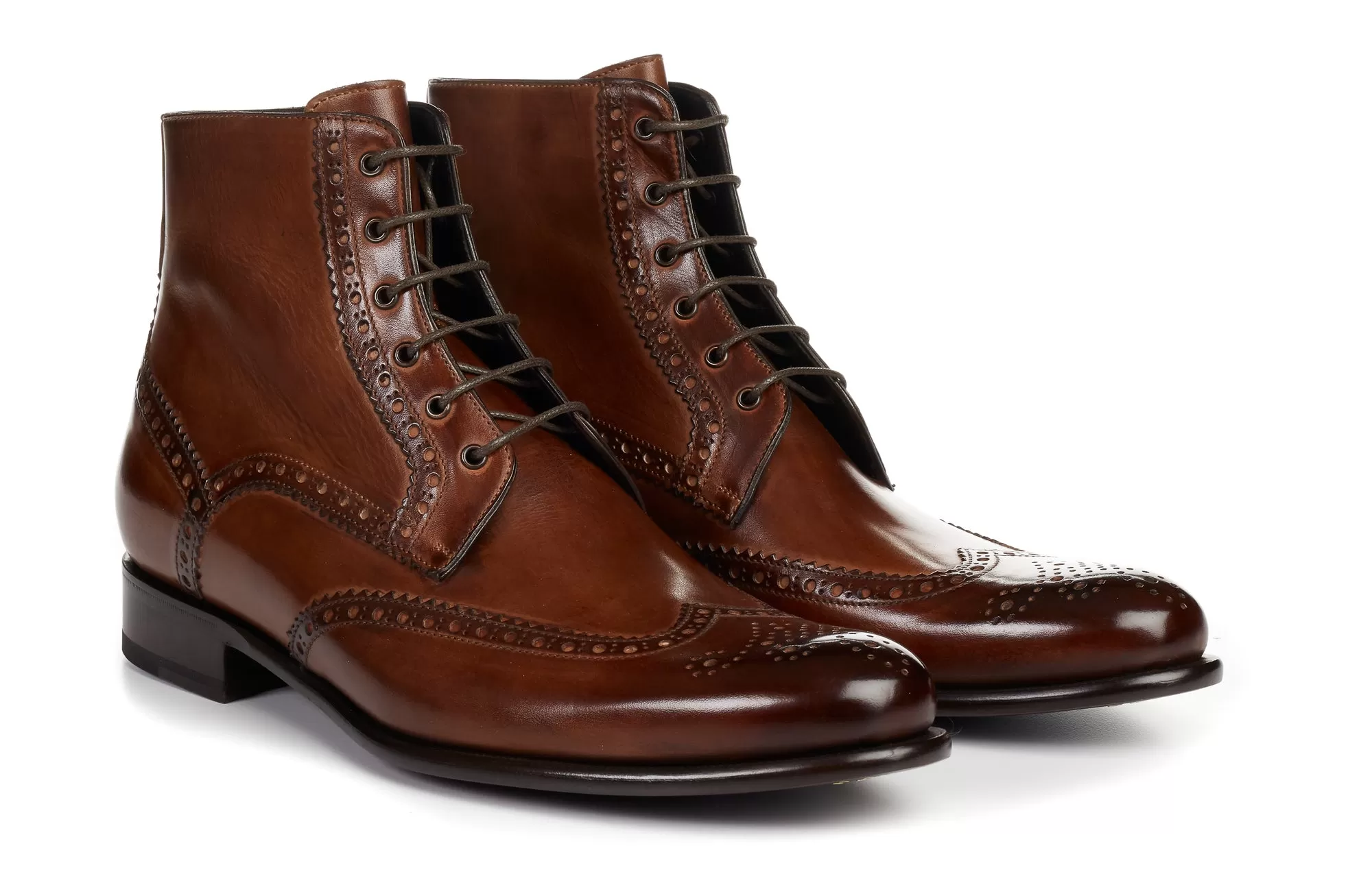 The Reynolds Wingtip Boot - Brown