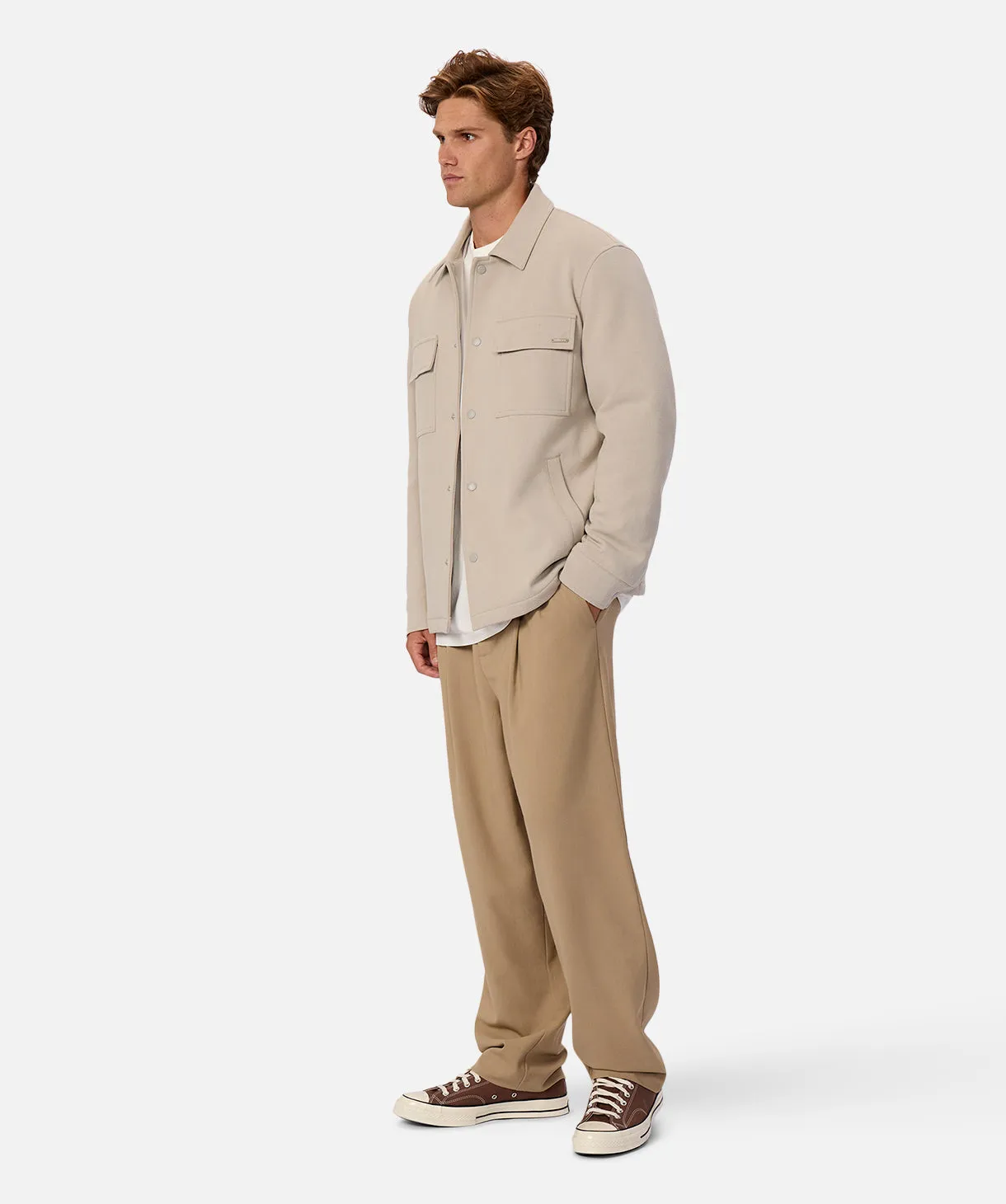 The Westport Field Shirt Jacket - Light Taupe