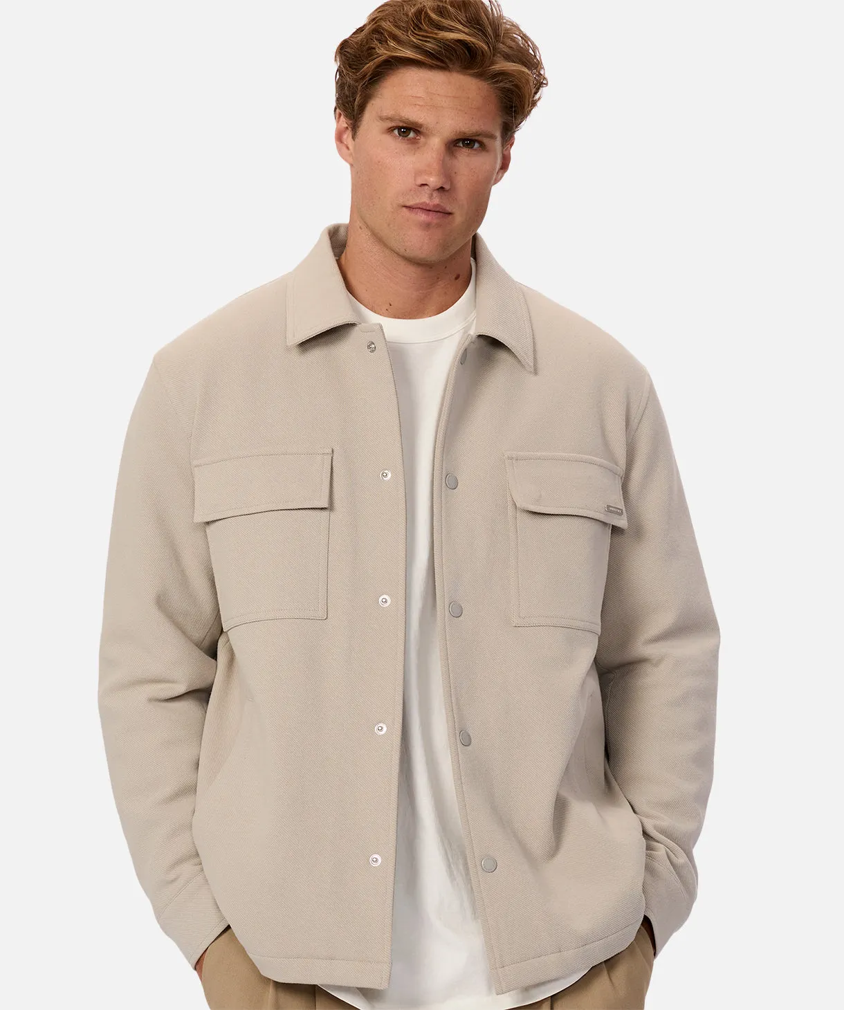 The Westport Field Shirt Jacket - Light Taupe