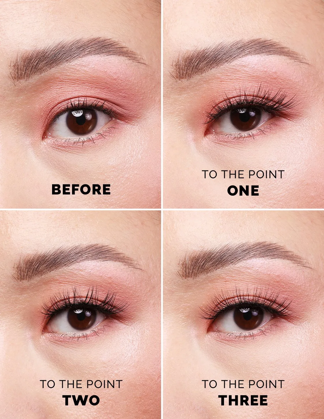 To The Point False Lashes / 3 Sizes