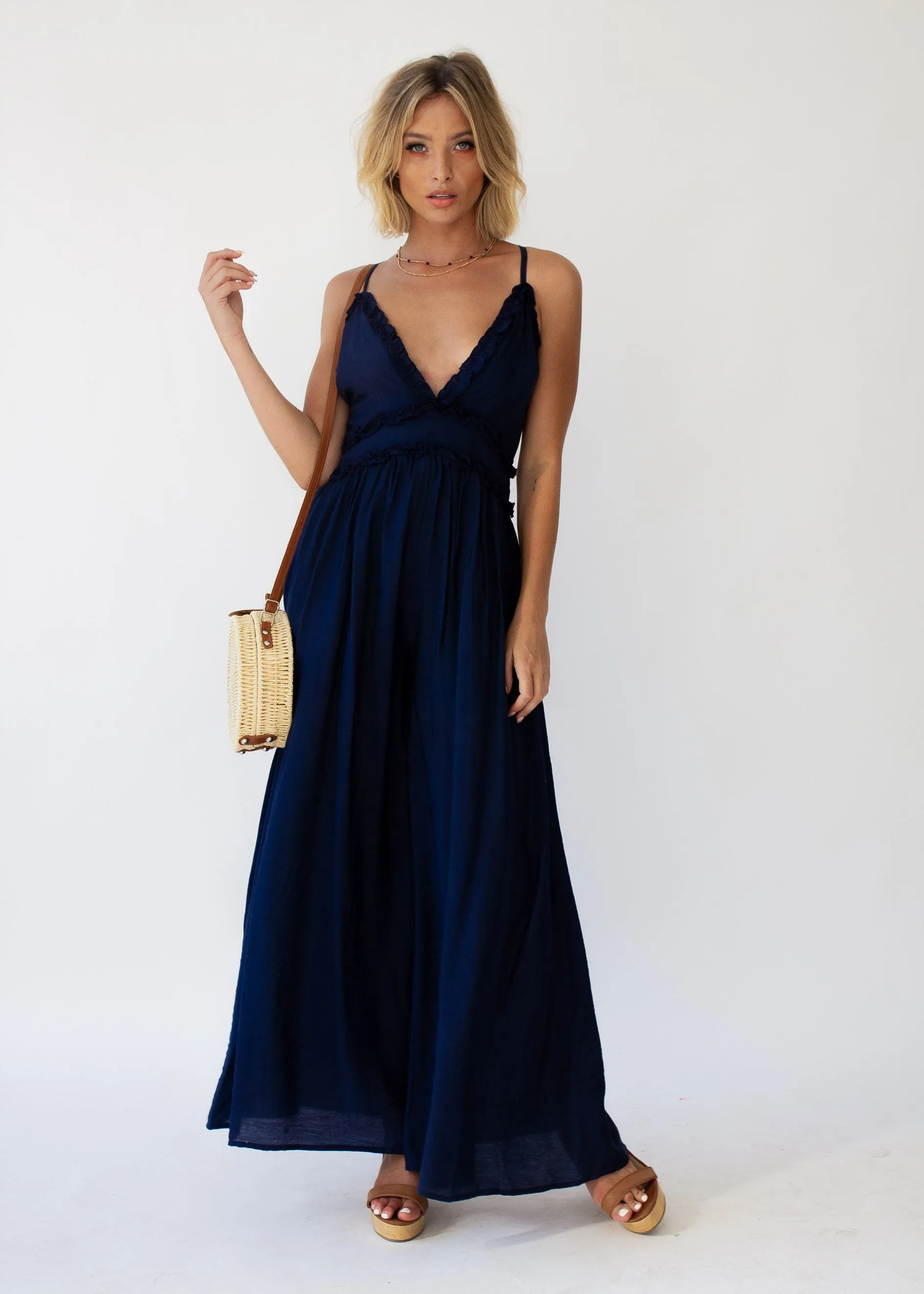 To The Point Pantsuit - Navy