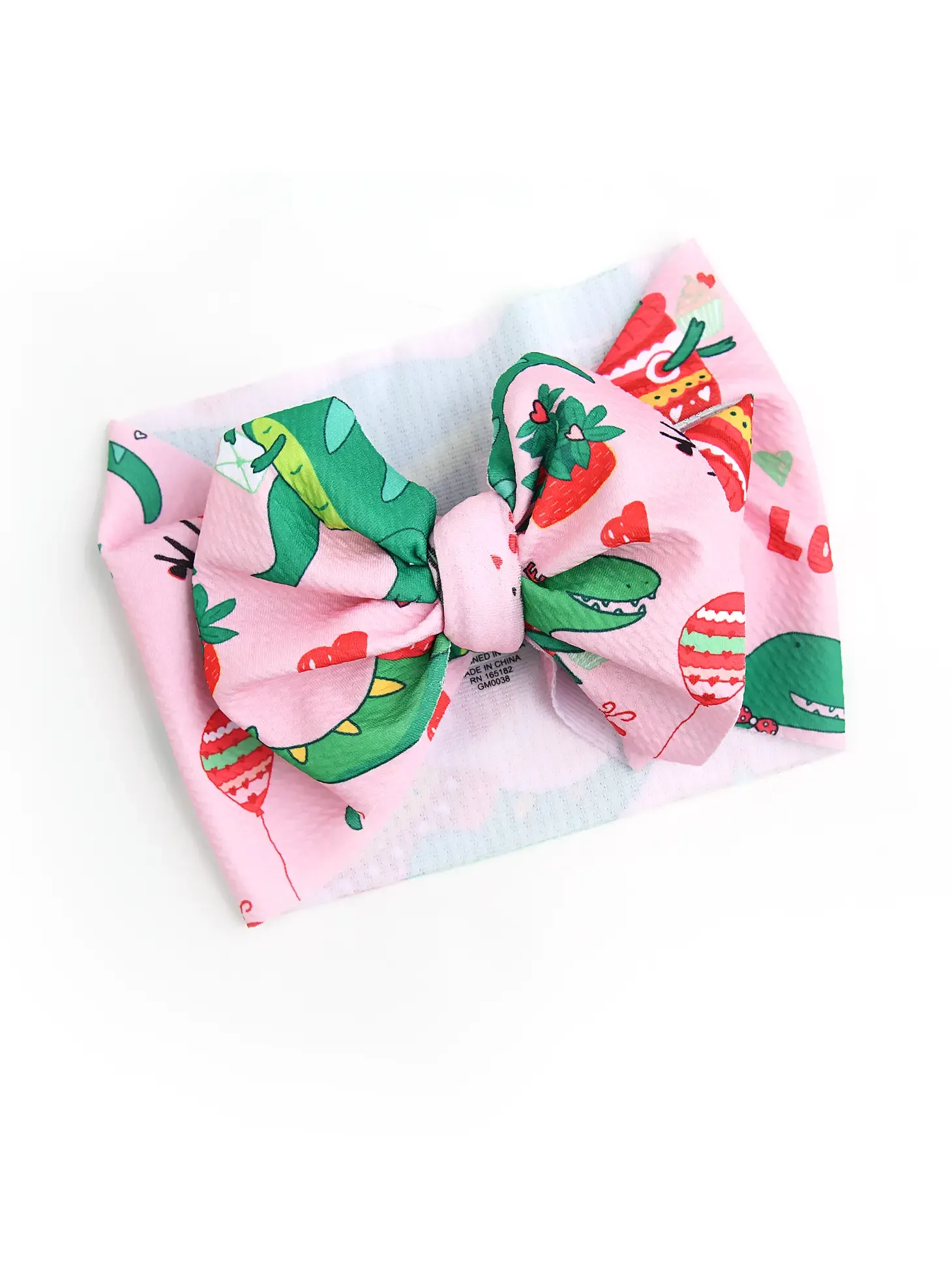 Val Pink Dino Headwrap