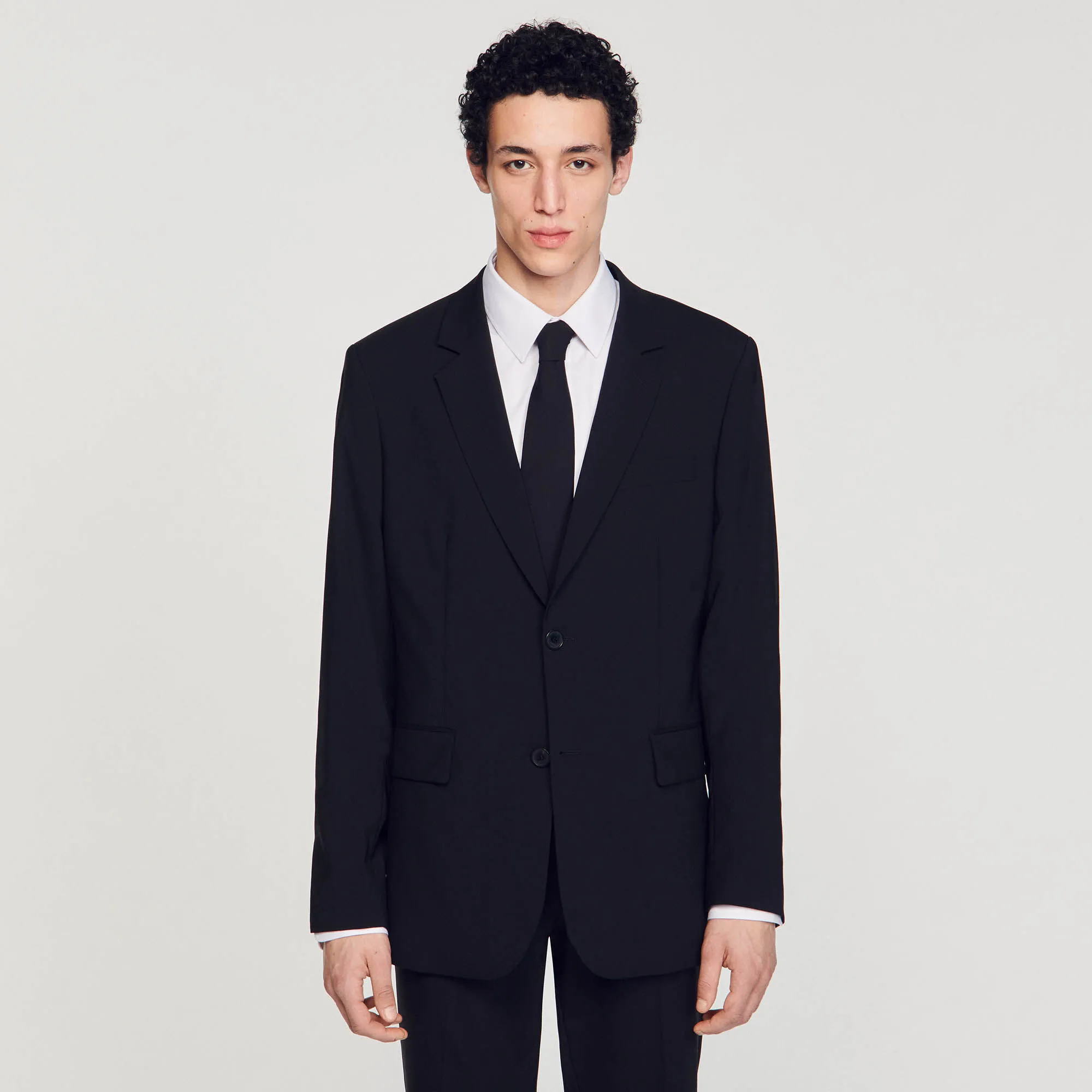 Virgin wool suit jacket