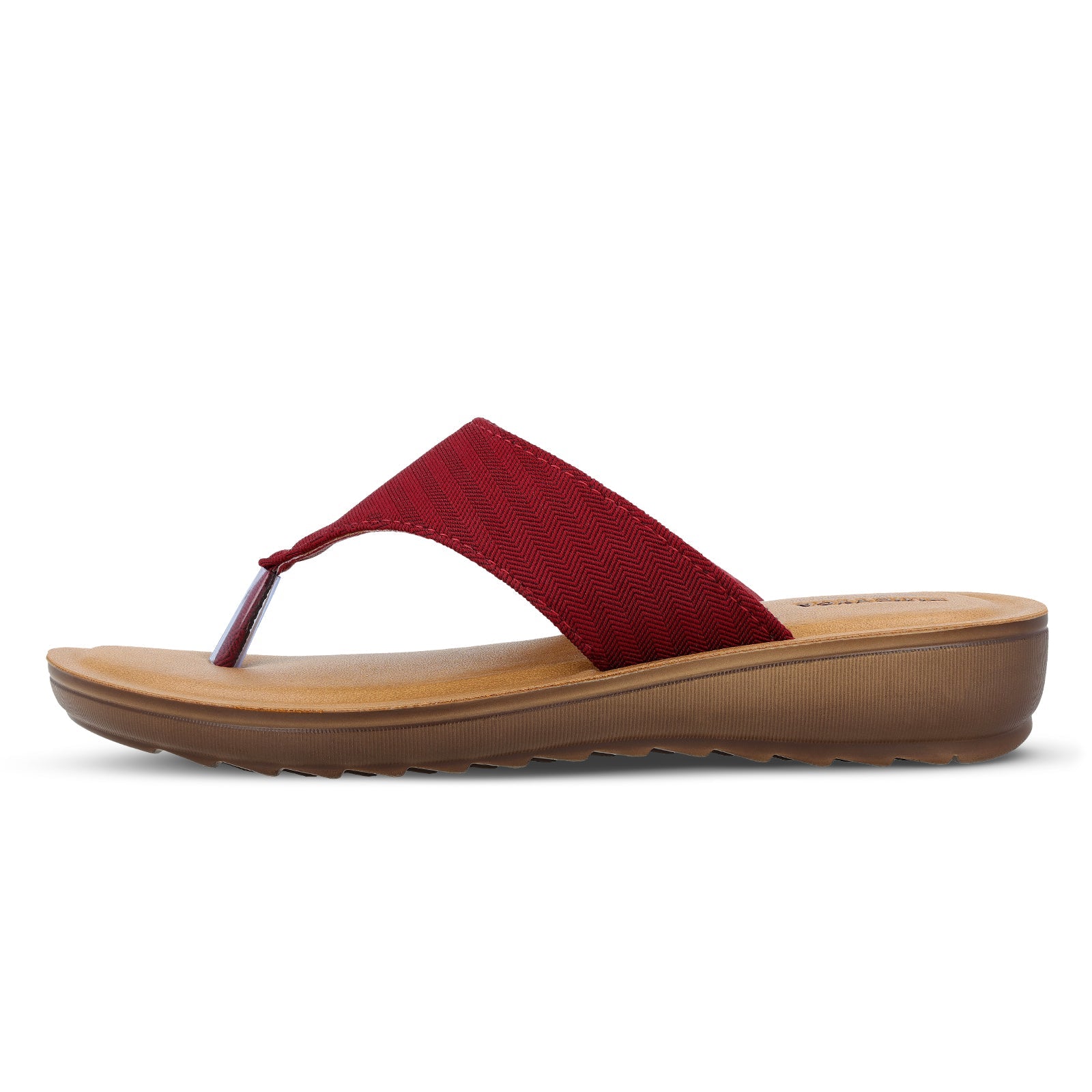 Walkaroo Womens Solid Thong Sandals  - BT2015 Maroon