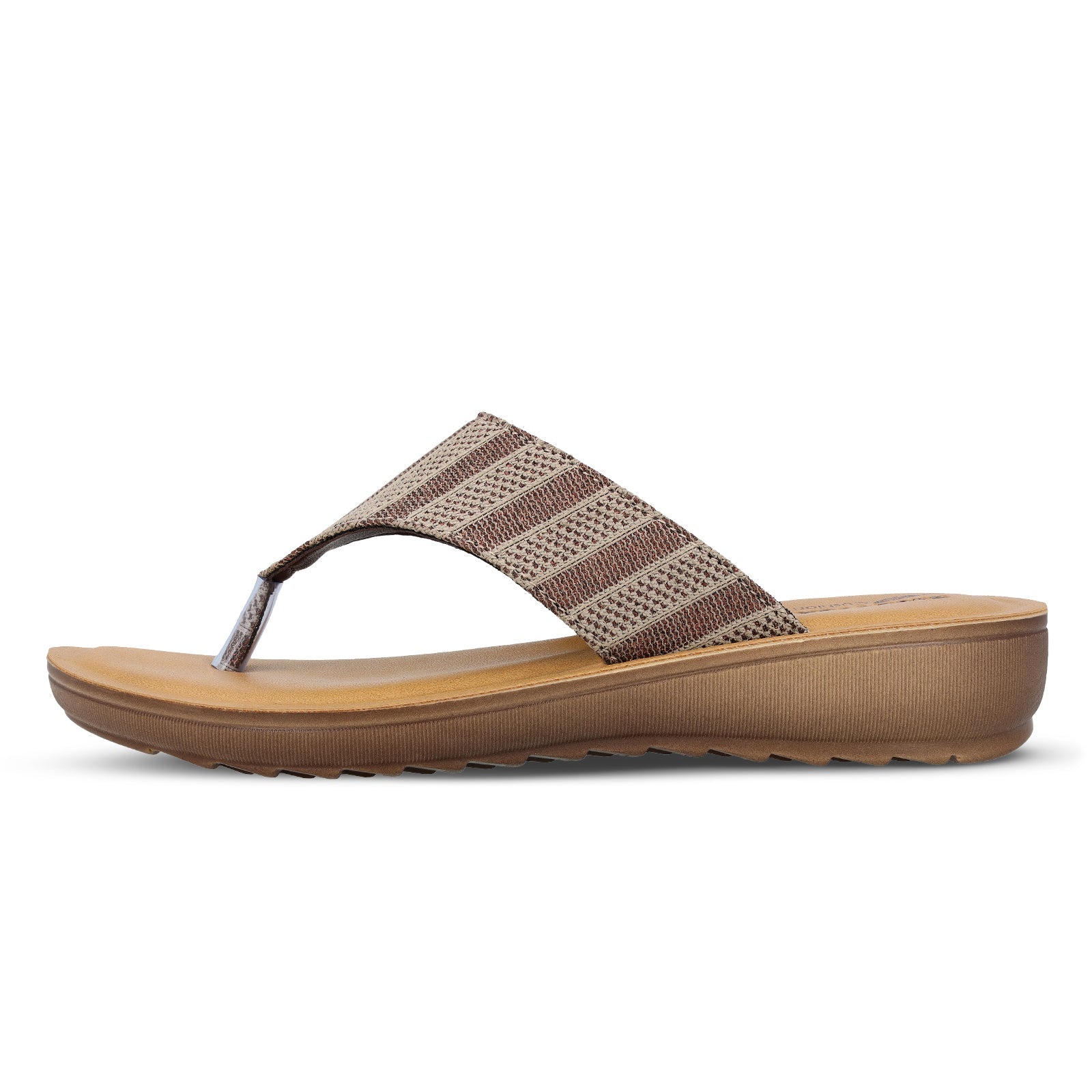 Walkaroo Womens Solid Thong Sandals  - BT2015 S Tan