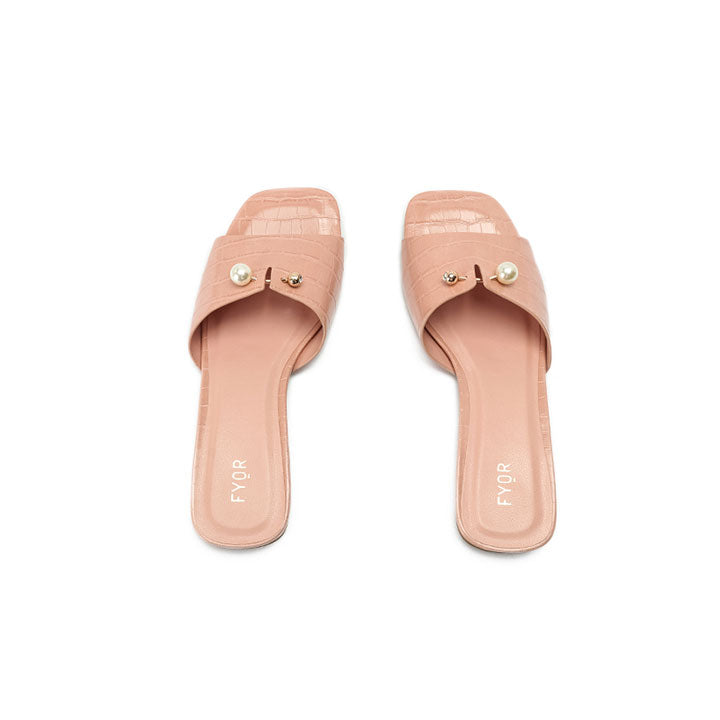 Wide Strap Slip-On Sandal HL 167