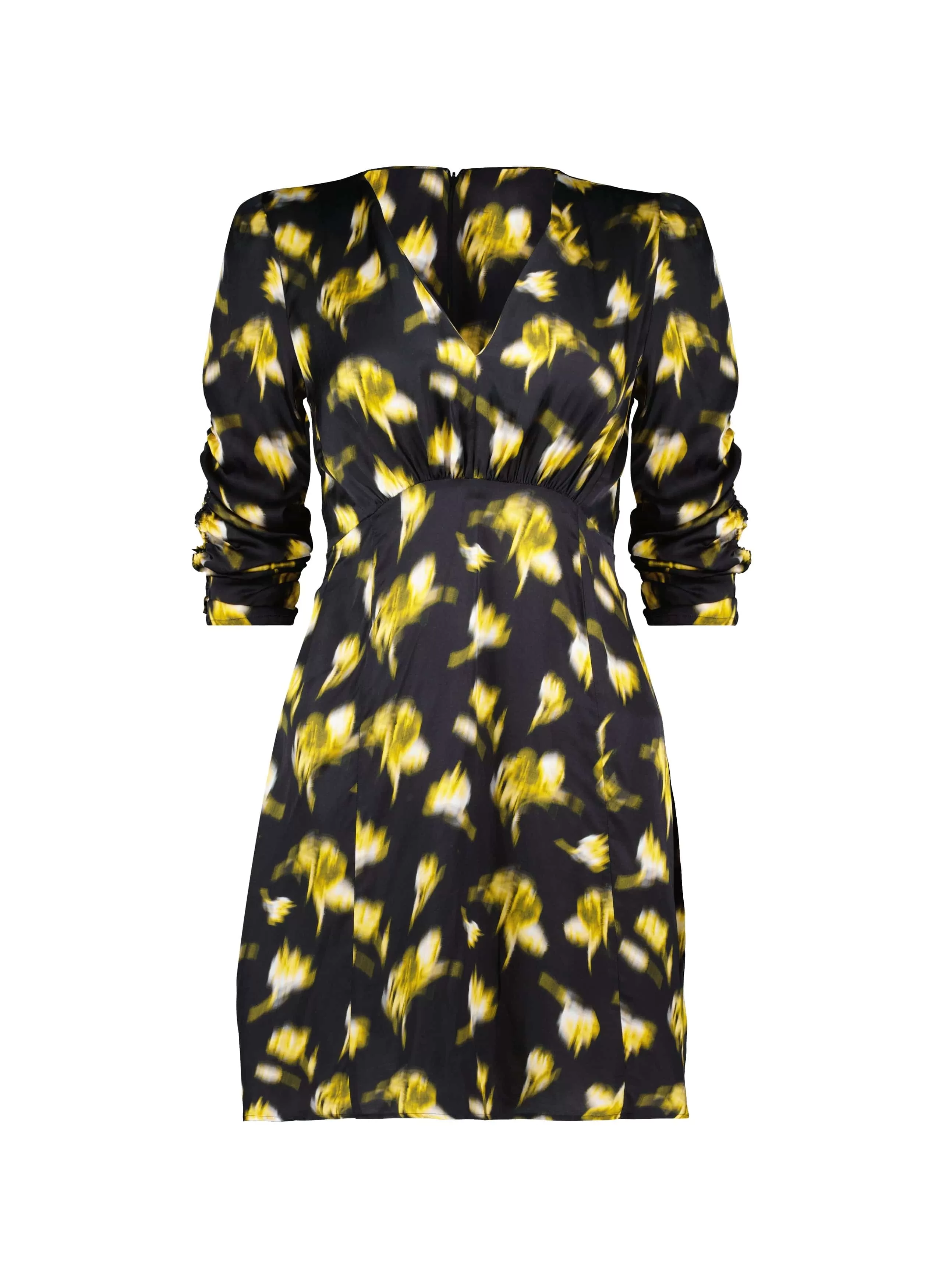 Winnie LENZING ECOVERO Recycled Dress | Black Blurred Floral