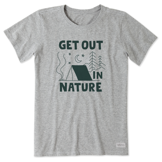 Women's Get Out in Nature Tent Short Sleeve  Tee