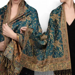 WRAP Vintage Paisley Jacquard Soft Pashmina Shawl