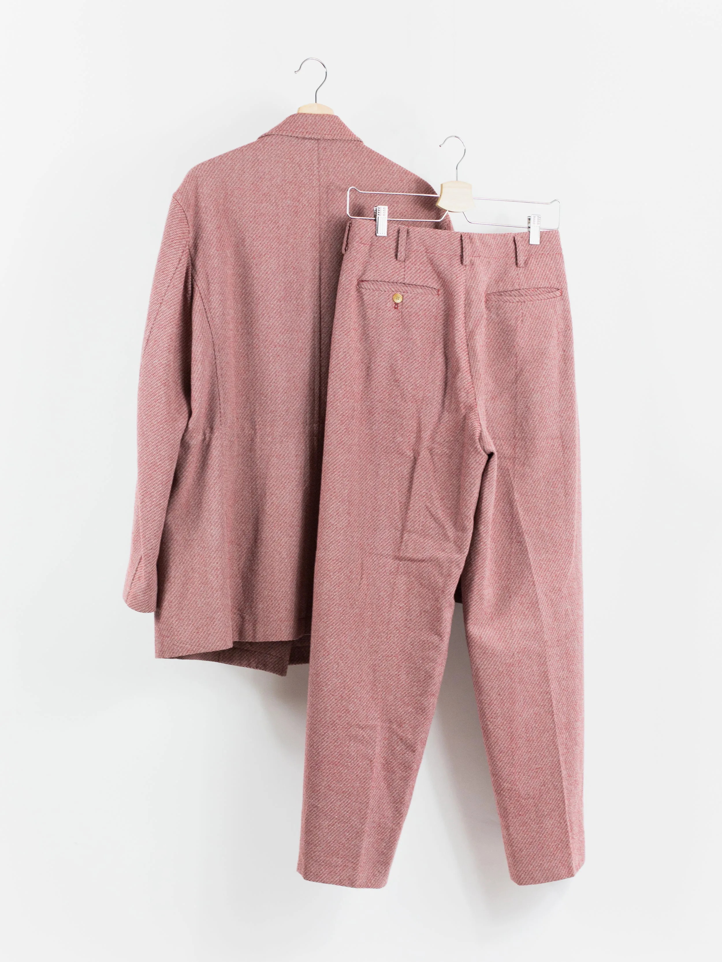 Yohji Yamamoto Y's For Men 90s Pink 2-Piece Suit