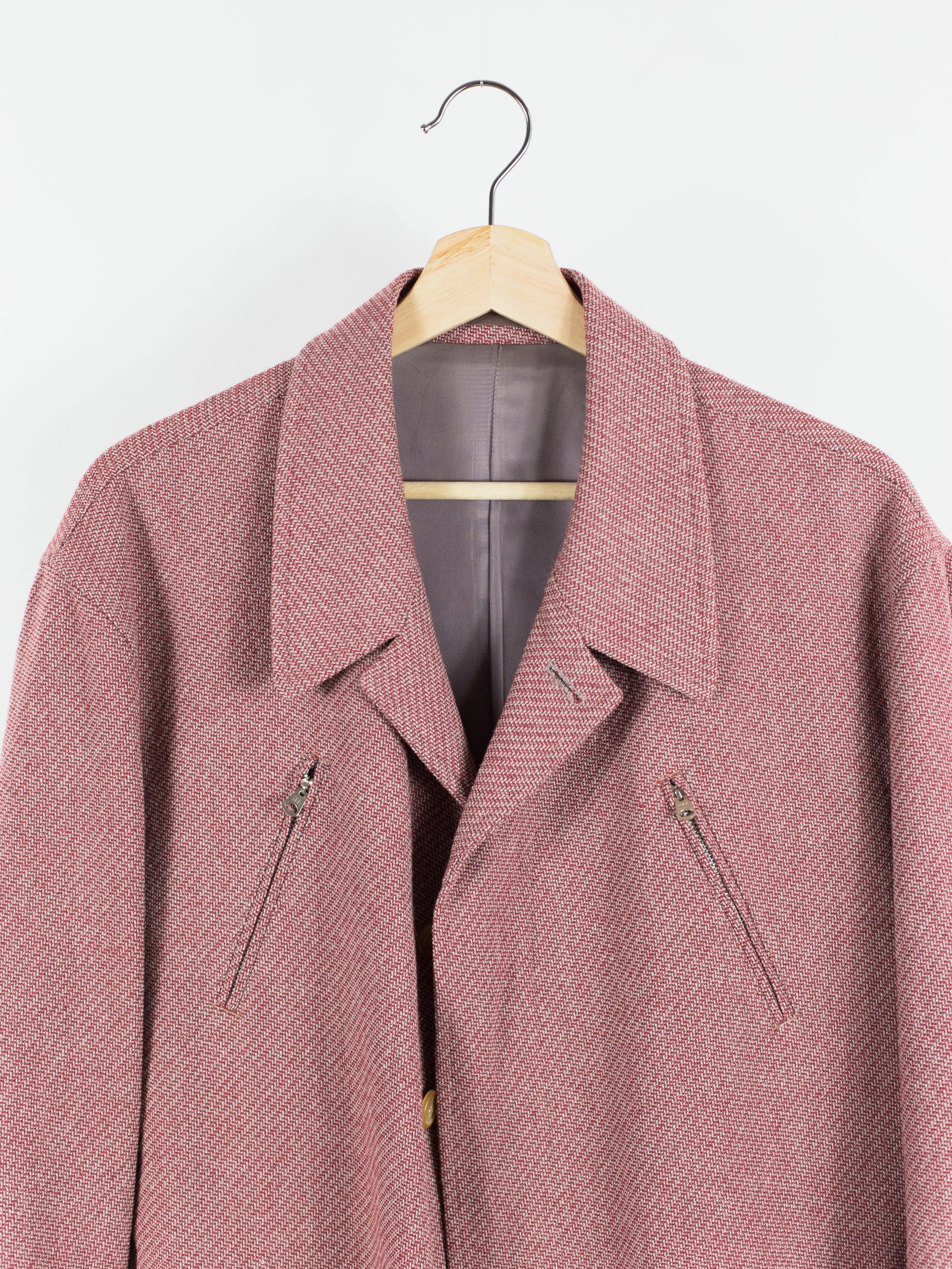 Yohji Yamamoto Y's For Men 90s Pink 2-Piece Suit