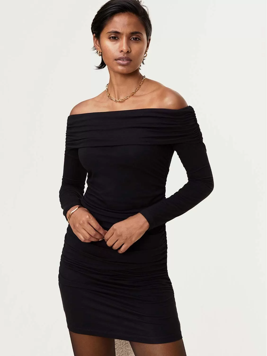 Zandra LENZING ECOVERO Dress | Caviar Black